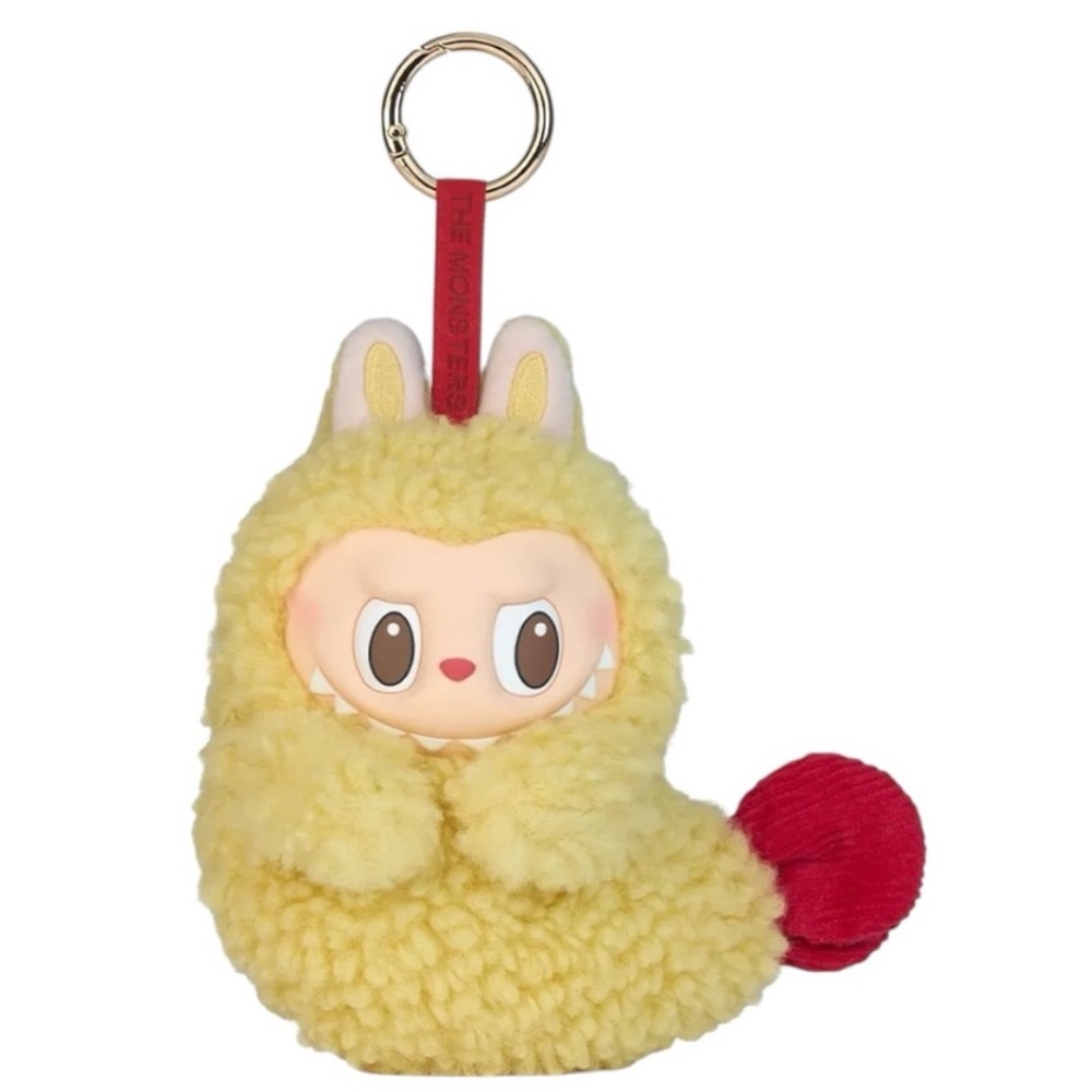 Pop Mart Labubu Shrimp AirPod holder NWT NIP zip plush pendant earphone - Picture 3 of 7